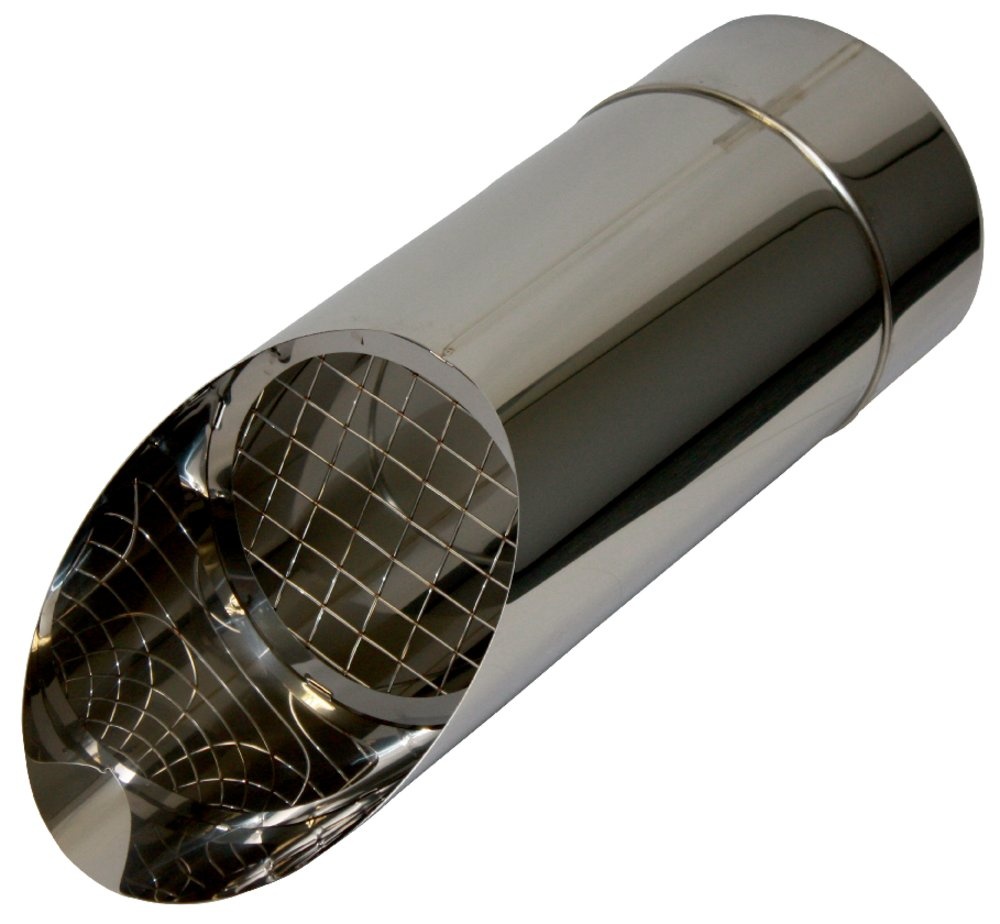 wickelfalzrohr grille ventilation Ausblaßstutzen avec filaire 45 ° DN 100-315mm