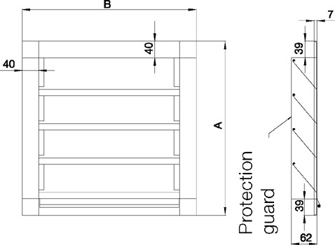 WSG weather protection guard Dimensions Accessories Drawings Wsgtech