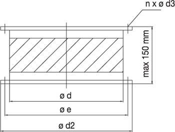 Images Dimensions - ASSG/F 500-560 Flex. conn. - Systemair