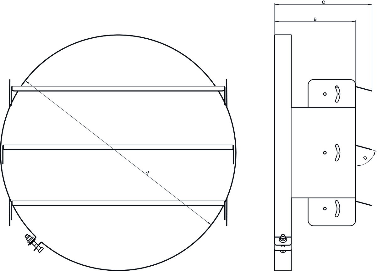 DF-AJ Dimensions Deflektor Variabel Scale