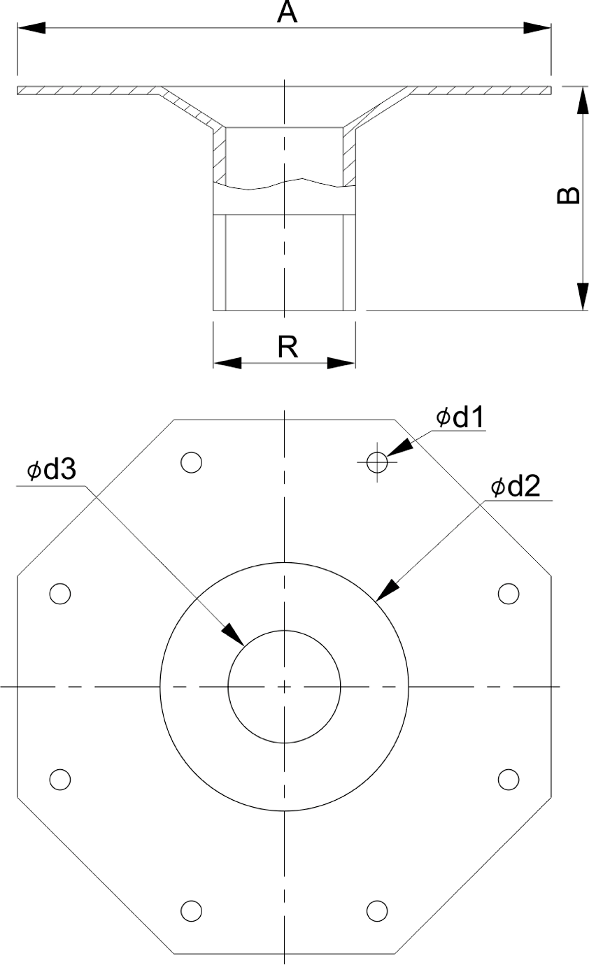 DN BKF Dimensions Drain Nipple Dimensions 00