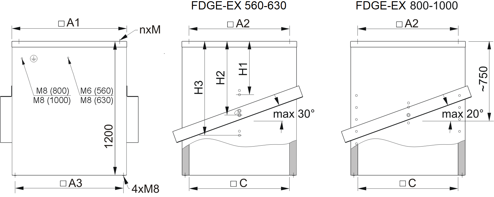 FDGE-EX Dimensions Fdge Ex Dimensions 01