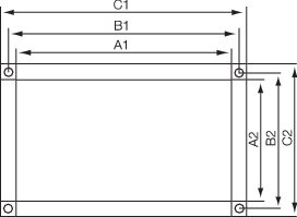 Images Dimensions - GFL 70-40 Counter flange - Systemair