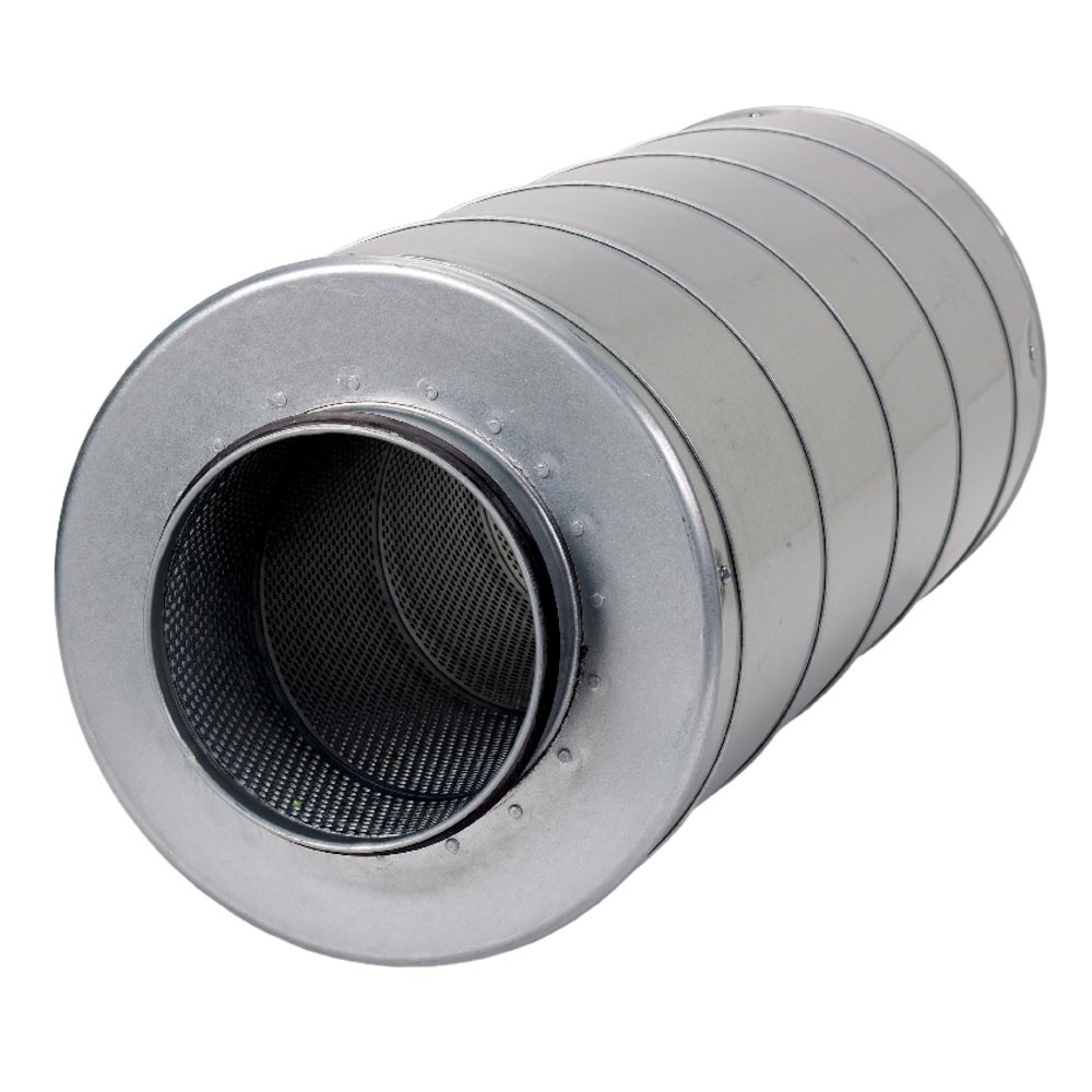 LUX DUCTED VACUUM CLEANER SILENCER,EXHAUST SOUND MUFFLER,NOISE REDUCER 