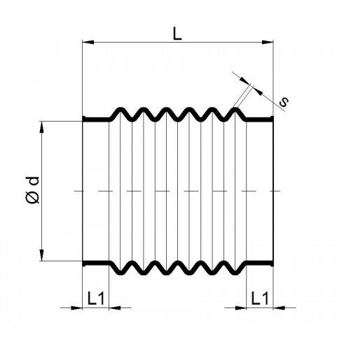 ASS-P Dimensions Manschette Pvc El