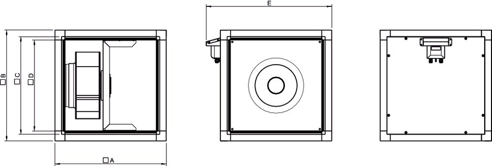 Images Dimensions - MUB-CAV/VAV 100 710EC-20 - Systemair