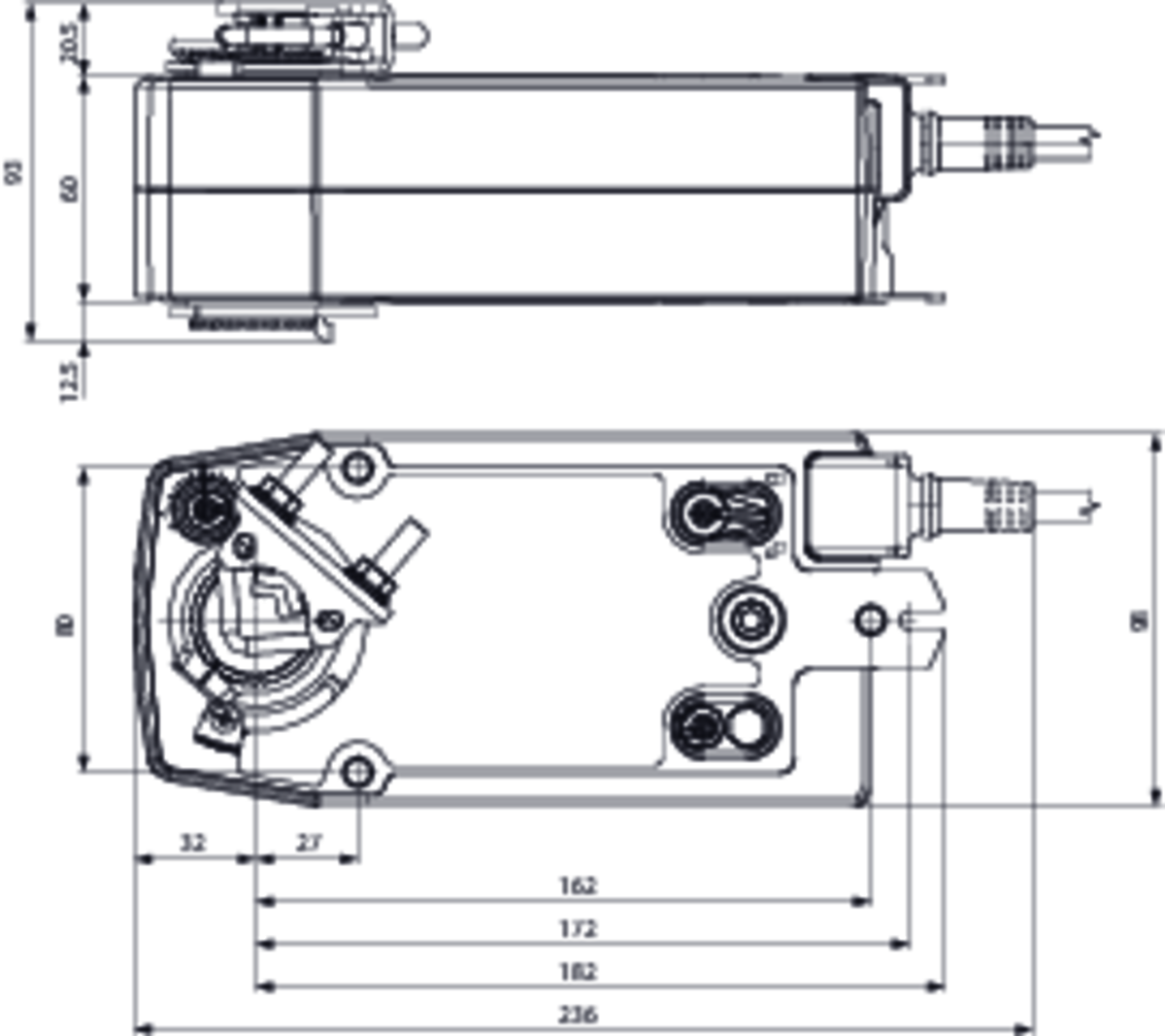 SF-A MÃ©retek Sf230a Dimensions