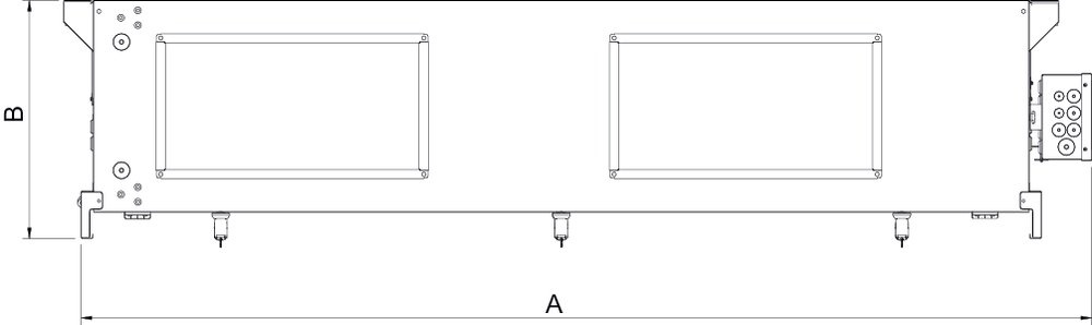 Images Dimensions - SDF 04 Sliding door kit-FC04 - Systemair
