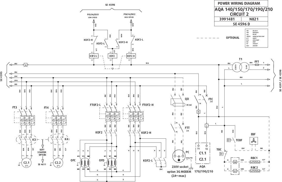 SYSAQUA H #AC-AQUA-H, Wiring