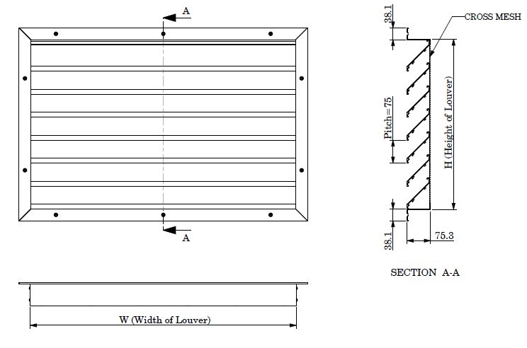 Louver Dimensions