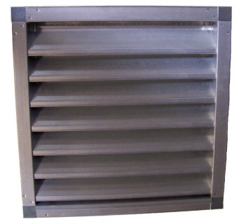 545x545mm Ventilation Metal Systemair weather grille Gantry 042 