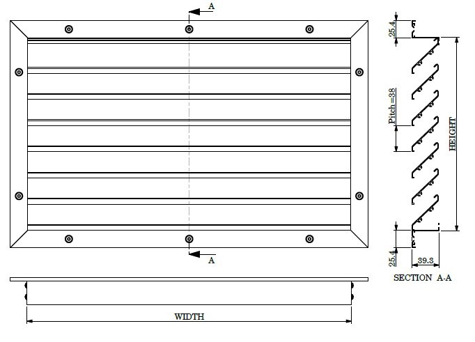 Louver Dimensions